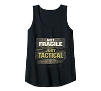 Womens Military Women Female Soldier Not Fragile Just Tactical Tank Top