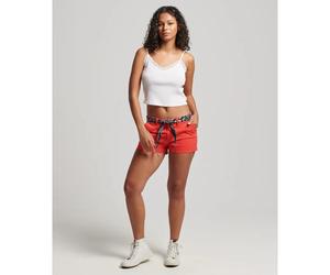 Women's mini chino shorts Superdry Rouge XL