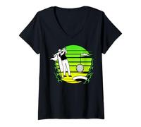 Women's Mini Golf Champion Humor Family Golfers V-Neck T-Shirt