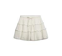 Women's mini skirt in organza Superdry Blanc L