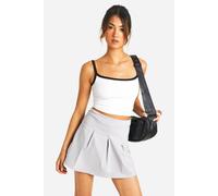 Womens Mini Tennis Skort - Grey - 6, Grey