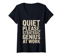 Women's Miniature Tabletop Wargamer Humor Wargaming V-Neck T-Shirt