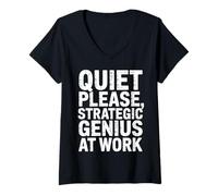 Women's Miniature Tabletop Wargamer Strategy Wargaming V-Neck T-Shirt