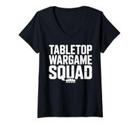 Women's Miniature Tabletop Wargaming Group Wargame V-Neck T-Shirt