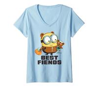 Womens Minions Best Fiends Bob and Tim V-Neck T-Shirt