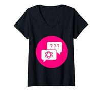 Womens Miscommunication Misunderstood Misunderstanding V-Neck T-Shirt