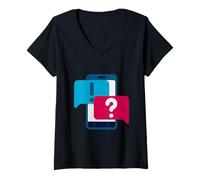 Womens Miscommunication Misunderstood Misunderstanding V-Neck T-Shirt