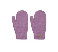 Barts Womens Witzia Comfy Soft Knitted Fleece Lines Mittens - Berry