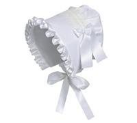 Women's Mob Cap Victorian Housemaid Bonnet Pilgrim Hat Colonial Costume Accessory