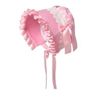 Women's Mob Cap Victorian Housemaid Bonnet Pilgrim Hat Colonial Costume Accessory
