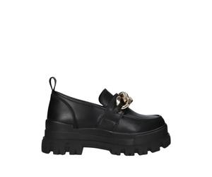 Women's moccasins Buffalo Aspha loafer chain Noir 40