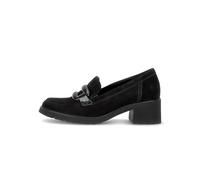 Women's moccasins Gabor Samtch/Knautschlack Noir 35,5