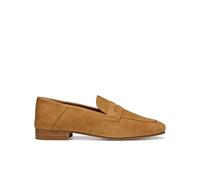 Geox Women's D MANTINEA A Loafer, Cognac, 4.5 UK