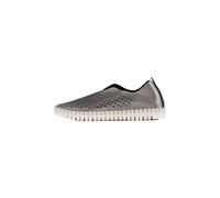 ILSE JACOBSEN Womens Tulip 3576 Textile Gun Metal Shoes 6.5 UK
