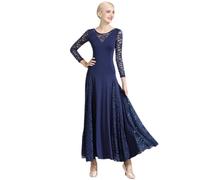 Women's Modern Ballroom Dance Dress Waltz Tango Dance Performance Competition Gowns Elegant Lyrical Dance Dresses