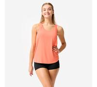 Women's Modern Dance Loose Tank Top - Pastel Orange