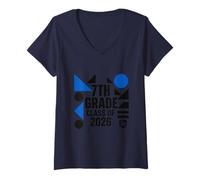 Womens Modern Structure - 7th Grade Edition V-Neck T-Shirt