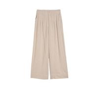 Women's Modern Wide Leg Linen Trousers Tom Tailor Denim Beige L