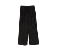 Women's Modern Wide Leg Linen Trousers Tom Tailor Denim Noir XL