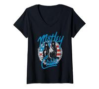 Womens Mötley Crüe - Girls Vintage V-Neck T-Shirt