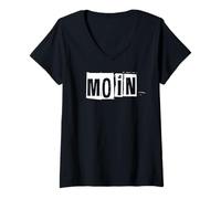 Women's Moin German Slang V-Neck T-Shirt