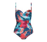 Women's molded one-piece swimsuit Lisca Roma Bleu 42E