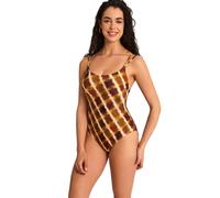 Women's molded one-piece swimsuit Selmark Magma Marron 100B