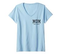 Womens Mom Est 1993 Custom Mom Personalized Mother’s Day Customized V-Neck T-Shirt