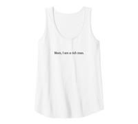 Womens Mom I Am A Rich Man - Feminism Female Power Design Tank Top