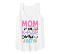 Womens Mom of The K Pop Birthday Boy Tank Top