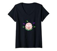 Womens Mona The Vampire - Show Us Your Fangs V-Neck T-Shirt