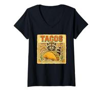 Women's Monday Coffee Kaiju Retro Japanese Wave V-Neck T-Shirt