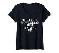 Women's Mongolian Apparel - Best Funny Mongolians Design V-Neck T-Shirt