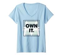 Women's Monopoly Board Game Retro Logo Own It V-Neck T-Shirt