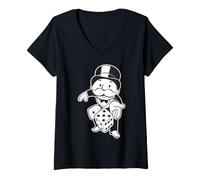 Women's Monopoly Roll The Dice V-Neck T-Shirt