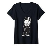 Women's Monopoly So What White V-Neck T-Shirt
