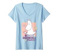 Womens Moomin Moominmamma Moomin is Equality V-Neck T-Shirt