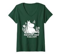 Womens Moomin Moomin's Day 2024 V-Neck T-Shirt
