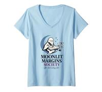 Women's Moonlit Margins Society V-Neck T-Shirt
