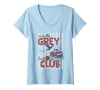 Women's Morally Grey Book Club Book Lover Fiction Reader Bookish V-Neck T-Shirt