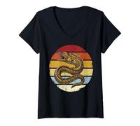 Women's Moray EEL Retro V-Neck T-Shirt