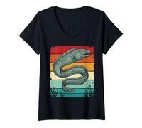 Women's Moray EEL Retro V-Neck T-Shirt