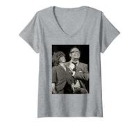 Women's Morecambe & Wise Eric Dummy Act On Stage By Dick Barnatt V-Neck T-Shirt