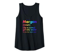 Womens Morgan Like A Normal Girl Only Cooler Queen First Name Tank Top