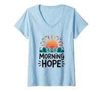Women's Morning Hope V-Neck T-Shirt