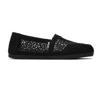 Women's Moroccan crochet espadrilles Toms Alpargata Noir 39