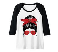Womens Moroccan Girl Morocco Moroccan Flag Proud Moroccan Woman Raglan Baseball Tee