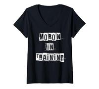 Women's Moron in Training V-Neck T-Shirt