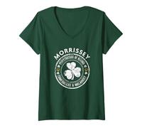 Womens Morrissey Irish Family Name V-Neck T-Shirt