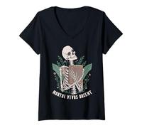 Women's Mortui Vivos Docent Forensic Medicine Pathology V-Neck T-Shirt